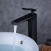 Beelee BL6780BH 12.4" Bathroom Faucet Sink Vessel Single Handle Lever Mixer Tap Painting Black Lavatory Faucets Tall Body - B06XRZRJDH